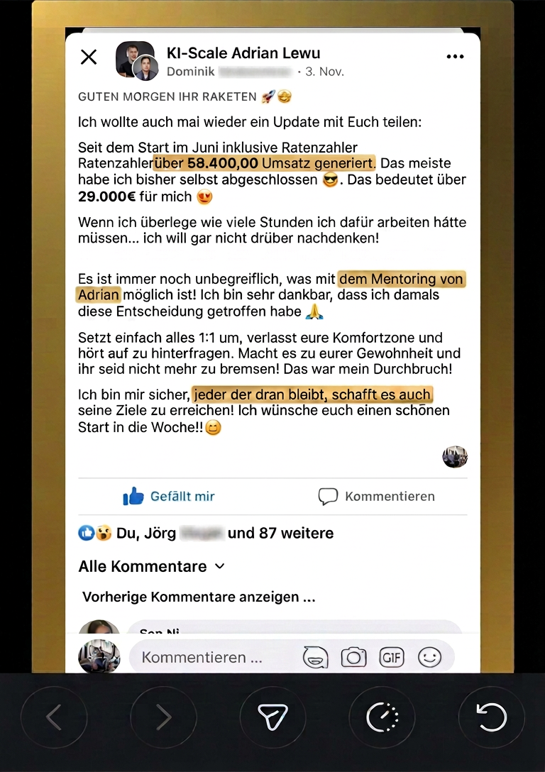 Rückmeldung aus der KI-Scale Community 14